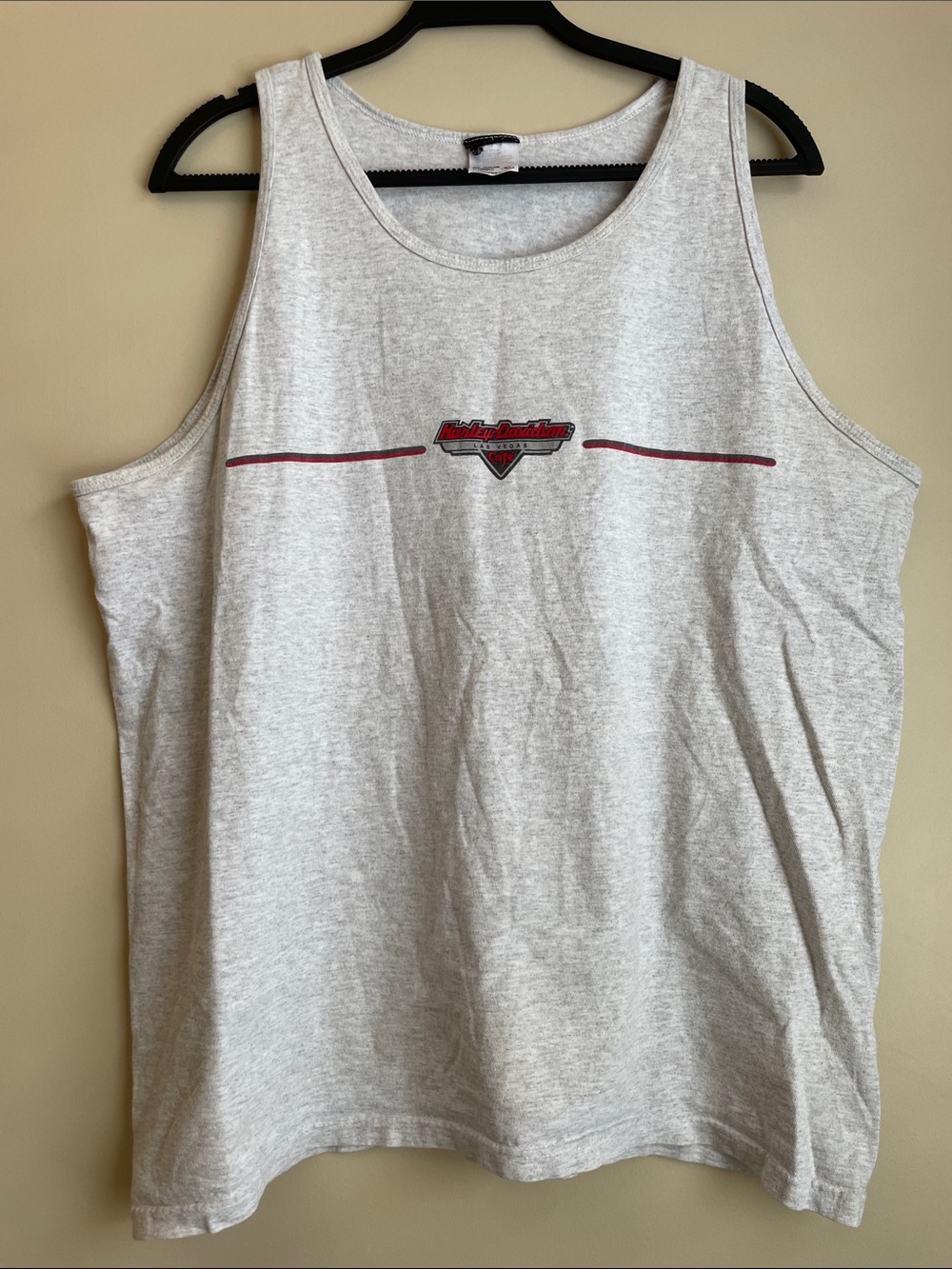 Harley Davidson Las Vegas Cafe Gray Tank Top Size XL
